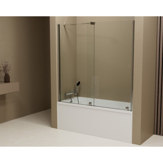 ROLLS vanová zástěna 1400x1500mm, čiré sklo