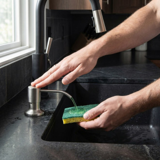 Dávkovač na kapalinu Rea LON Brush Nickel