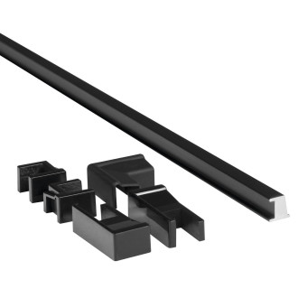 TRINITY přetoková lišta, černá mat