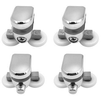 Set pojezdů 2ks horních a 2ks  spodních, chrom