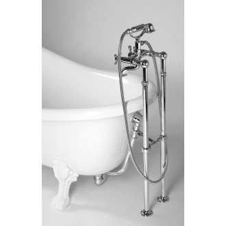 RETRO volně stojící vana 157x76,5x73cm, bílá, nohy bílé