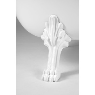 RETRO volně stojící vana 157x76,5x73cm, bílá, nohy bílé