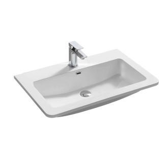 Siena, skříňka s umyvadlem z lit. mram, 810x563x465 mm, antracit mat, push CN431M