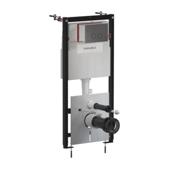 Omnires STRONGFRAME podomítkový modul ECO + tlačítko antracit kartáčovaný STFWCECO1R45-RAT