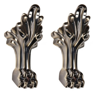 RETRO podpěrné nohy krátké, 2 ks, bronz