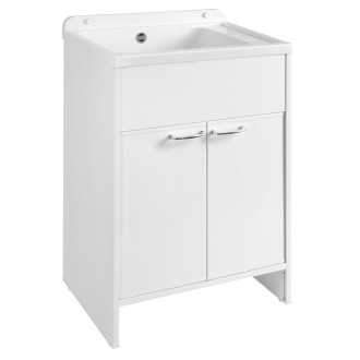 Skříňka pod výlevku 58,2x78x38,3cm, plast, bílá PI28038
