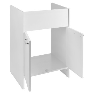 Skříňka pod výlevku 58,2x78x38,3cm, plast, bílá