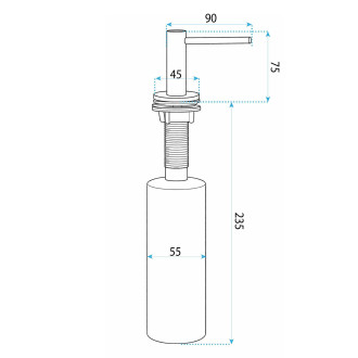 Dávkovač na kapalinu Rea DEX Titan