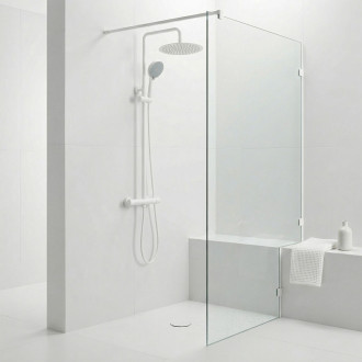 Sprchová sada bez výtoku s termostatem Rea Lungo White