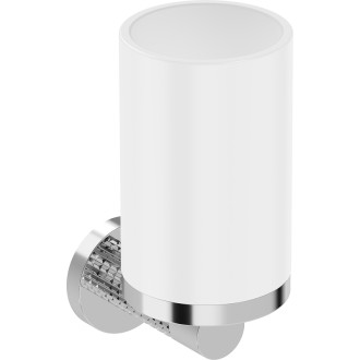 Mexen Triv kelímek na zubní kartáček, bílý/chrom - 70A33051-00W