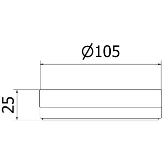 Mexen Triv mydelniczka stojąca, czarna/miedź szczotkowana - 70A33057-65B