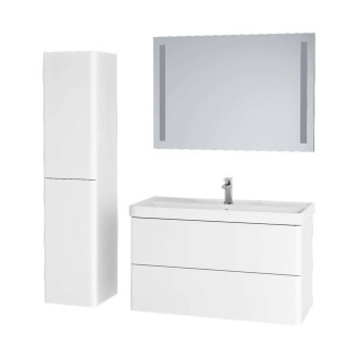 Siena, skříňka s keramickym umyvadlem, 1010x618x475mm, antracit mat, push CN4321