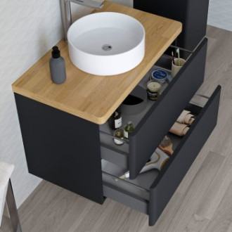 Siena, skříňka 800x548x457 mm, push, 2 zásuvky, multicolor - RAL mat CN491SzzzzM