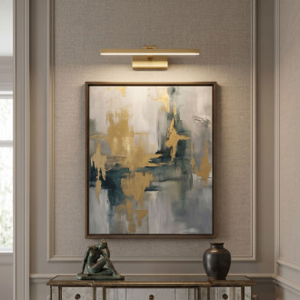 Koupelnové nástěnné LED svítidlo APP1863-1W 40cm BRUSH GOLD