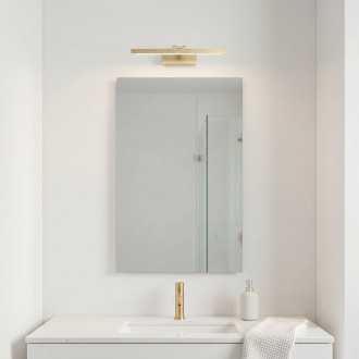 Koupelnové nástěnné LED svítidlo APP1863-1W 40cm BRUSH GOLD