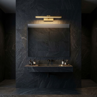 Koupelnové nástěnné LED svítidlo APP1863-1W 40cm BRUSH GOLD