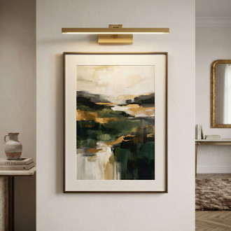 Koupelnové nástěnné LED svítidlo APP1864-1W 60 cm BRUSH GOLD