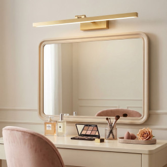 Koupelnové nástěnné LED svítidlo APP1865-1W 80 cm BRUSH GOLD