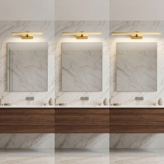 Koupelnové nástěnné LED svítidlo APP1860-1W 40cm GOLD