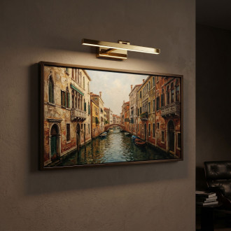 Koupelnové nástěnné LED svítidlo APP1861-1W 60 cm GOLD