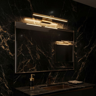 Koupelnové nástěnné LED svítidlo APP1861-1W 60 cm GOLD