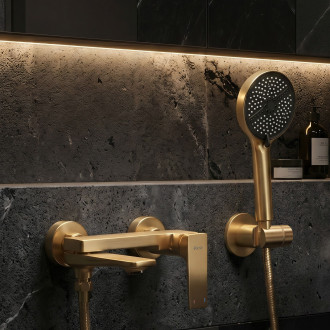 Koupelnová baterie PREMIUM REA Prime Gold Brush