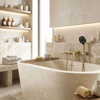 Koupelnová baterie PREMIUM REA Prime Gold Brush