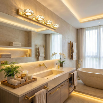 Nástěnné svítidlo LED APP1941-4W GOLD