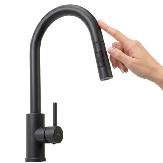 REA Fresh Touch Kuchyňská baterie Black Matt REA-B6734