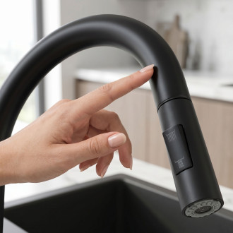 Kuchyňská baterie Rea Fresh Touch Black Matt