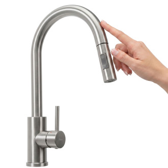 REA Fresh Touch Kuchyňská baterie Brush Nickel REA-B6735