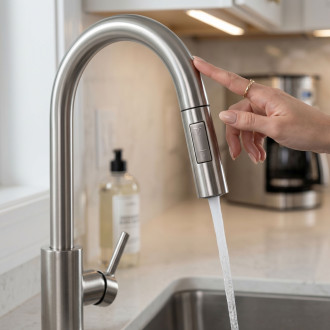 Kuchyňská baterie Rea Fresh Touch Brush Nickel