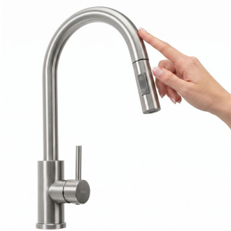 Kuchyňská baterie Rea Fresh Touch Brush Nickel