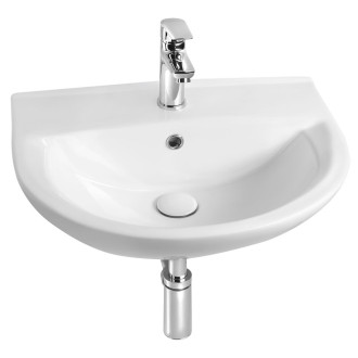 SPIRAL keramické umyvadlo 50x42cm, bílá