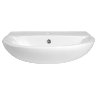 SPIRAL keramické umyvadlo 54x45cm, bílá