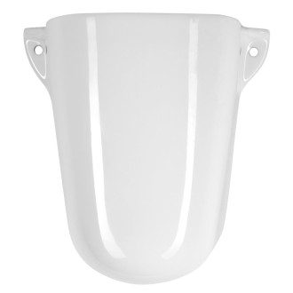 SPIRAL keramický kryt sifonu, polosloup, bílá