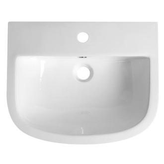VIBRANT keramické umyvadlo 51x42cm, bílá