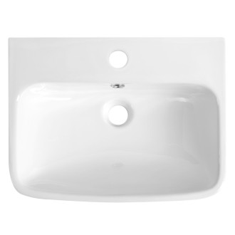 VIBRANT keramické umyvadlo 46x33cm, bílá