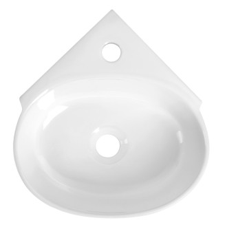 ECKERT keramické umývátko rohové 36x36cm, bílá