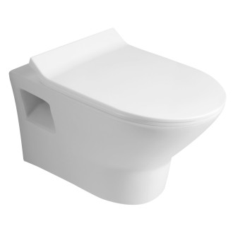 IMOGEN závěsná WC mísa, Rimless, 36x50cm, bílá