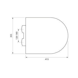 IMOGEN WC sedátko, SLIM, Soft Close, bílá