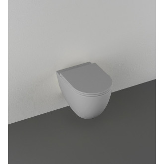 INFINITY závěsná WC mísa, Rimless, 36,5x53cm, stone grey