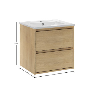 Comad SET-VOC 50CM LAVA Koupelnová sestava 50 cm s nábytkovým umyvadlem Lava