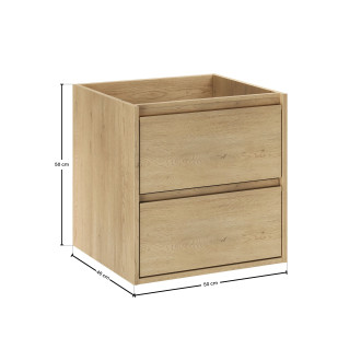 Comad VIOLA CREMONA 82-50-46-2S Skříňka pod umyvadlo 50 cm 2 zásuvky