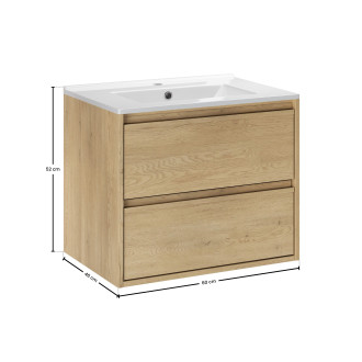 Comad SET-VOC 60CM LAVA Koupelnová sestava 60 cm s nábytkovým umyvadlem Lava