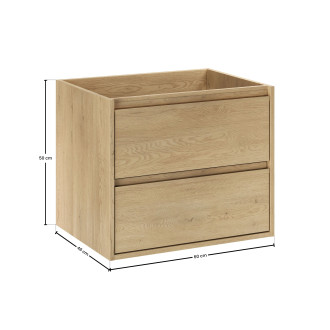 Comad VIOLA CREMONA 82-60-46-2S Skříňka pod umyvadlo 60 cm 2 zásuvky