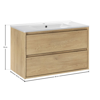 Comad SET-VOC 80CM LAVA Koupelnová sestava 80 cm s nábytkovým umyvadlem Lava