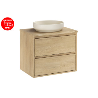 Zestaw meblowy 60cm z blatem i umywalką nablatową River