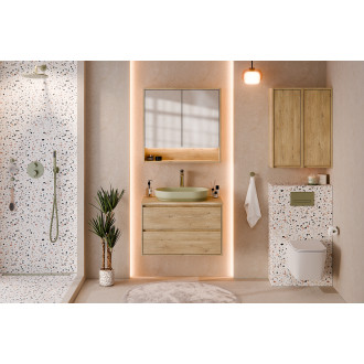 Zestaw meblowy 60cm z blatem i umywalką nablatową River