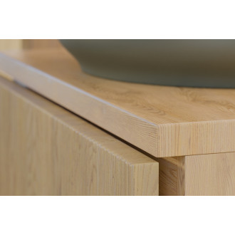 Zestaw meblowy 80cm z blatem i szafką z lustrem